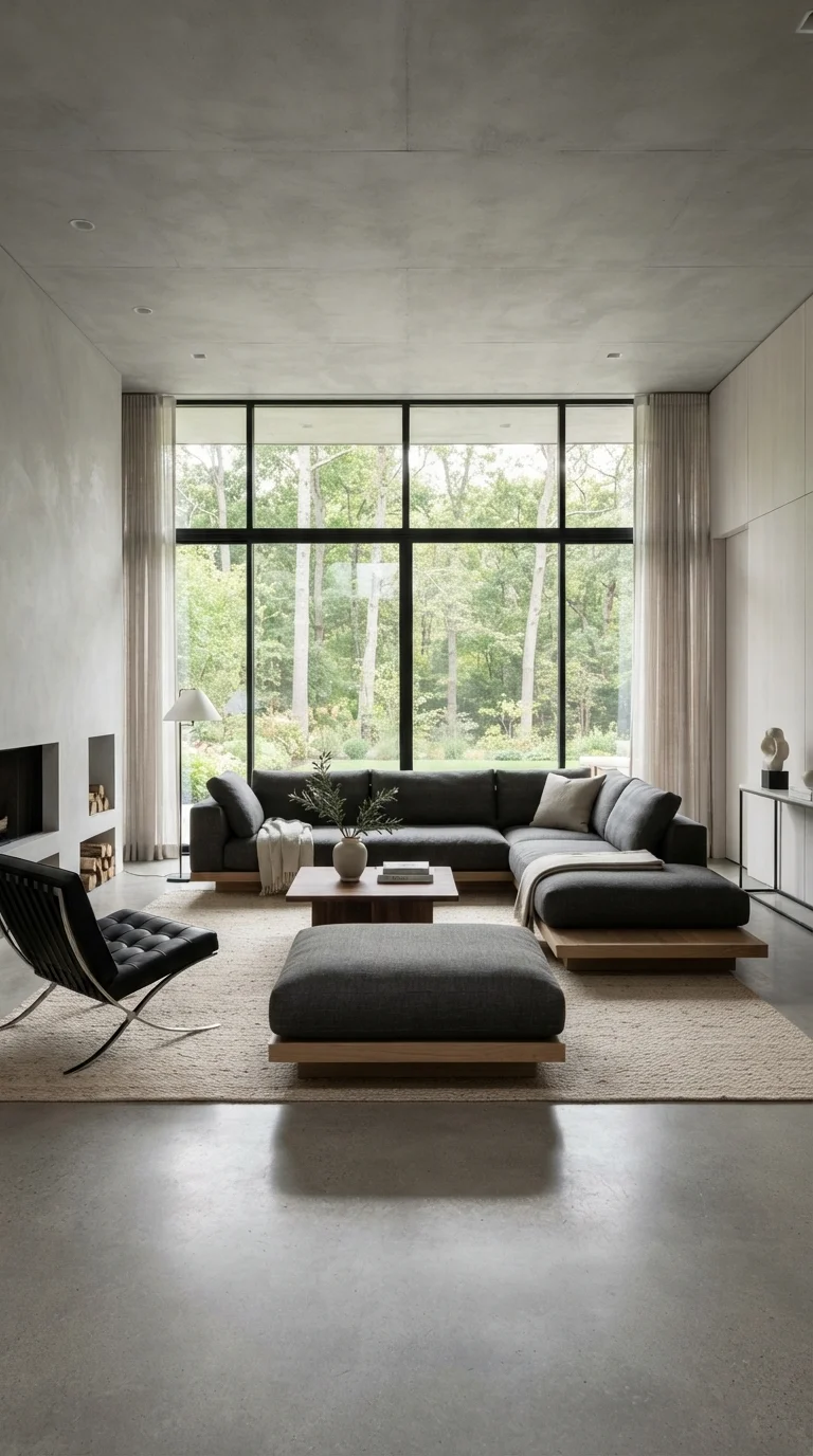 2. Low-Profile Platform Sectionals