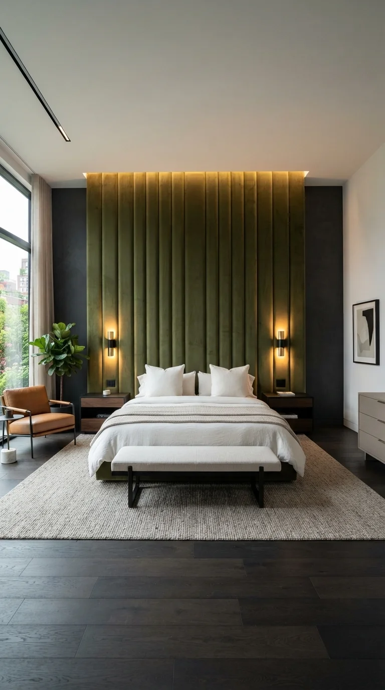 2. Oversized Headboards for Dramatic Comfort