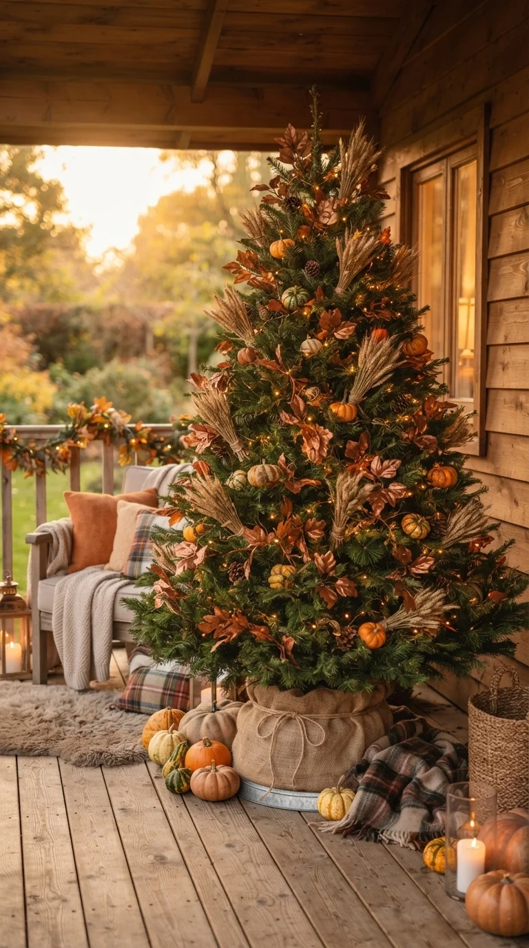 2. The Harvest Gold and Copper Tree