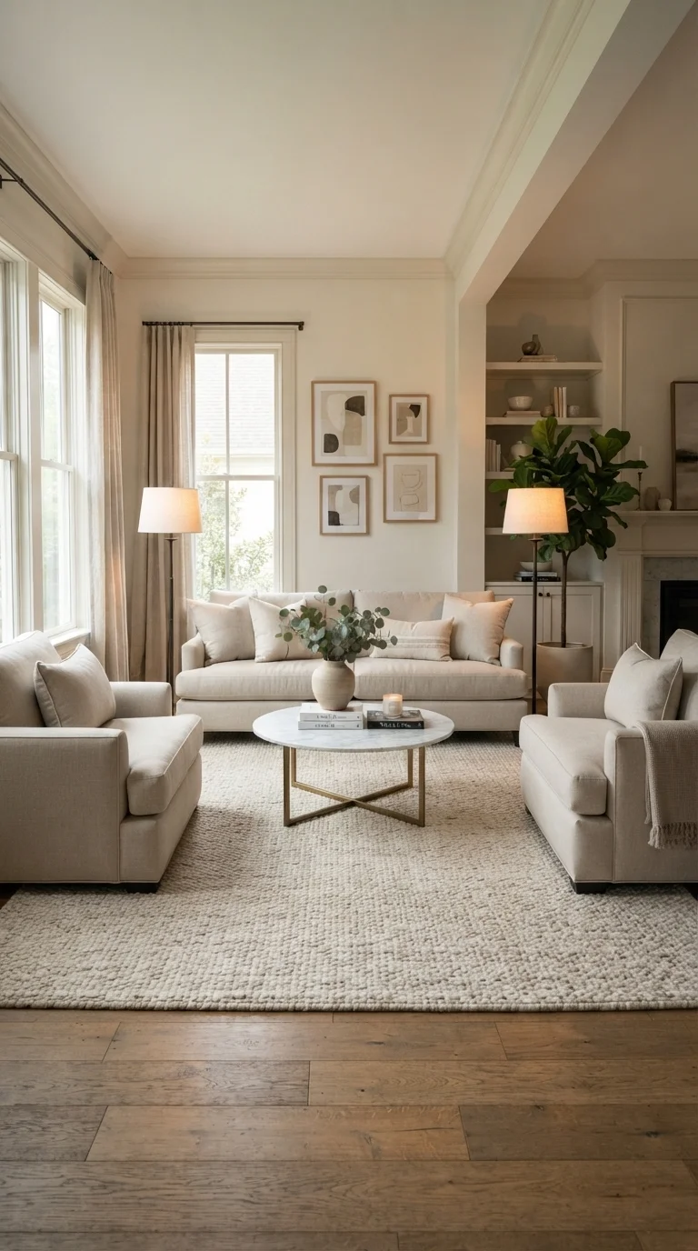 10 Accent Chairs For Living Room 2026 Layout 2. The Symmetrical Pair for Conversation