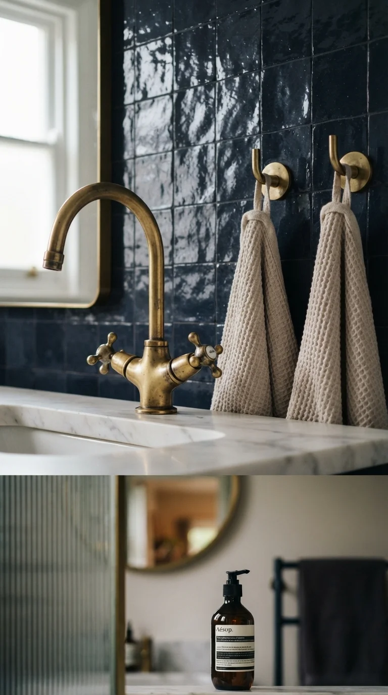 3. Embrace Unlacquered Brass Hardware