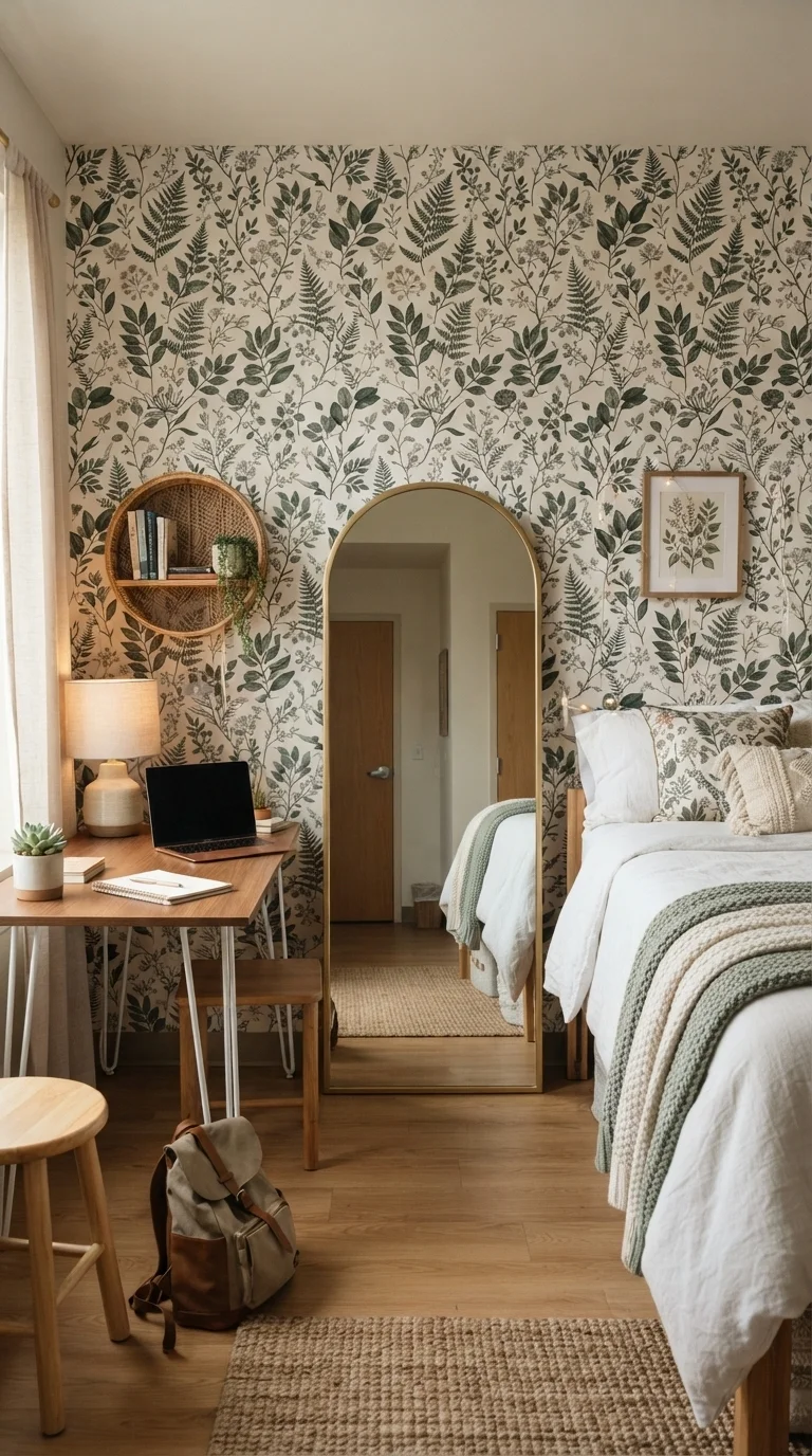 3. Floor-to-Ceiling Removable Wallpaper