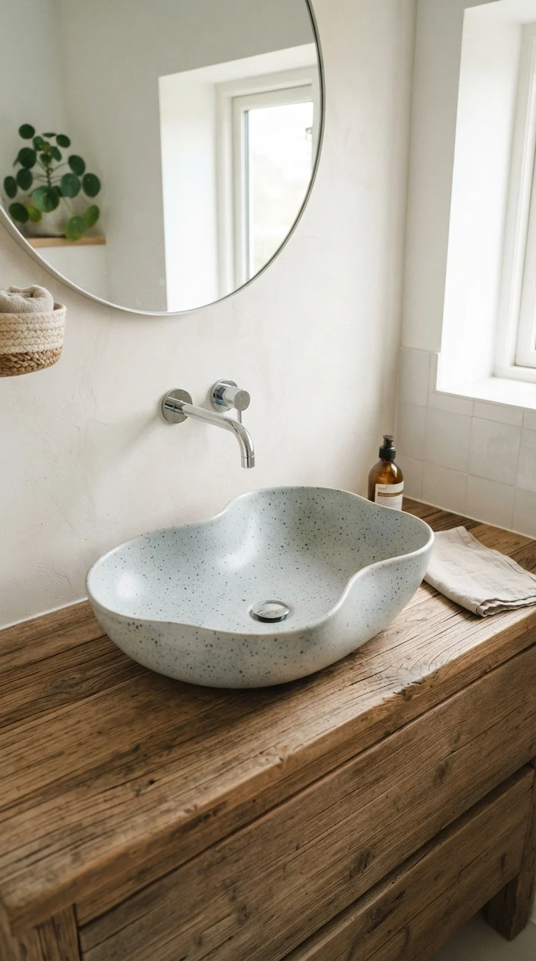 3. Incorporate Artisanal Ceramic Vessel Sinks