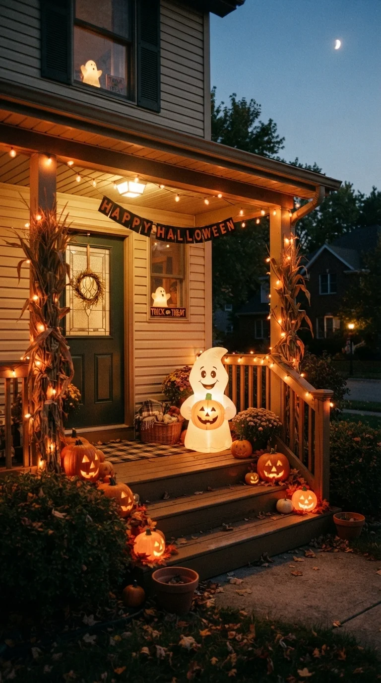 3. Inflatable Yard Decorations with a Modern Twist