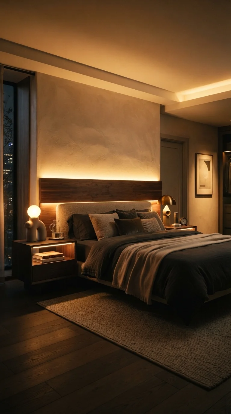 3. Integrated Soft Lighting Zones