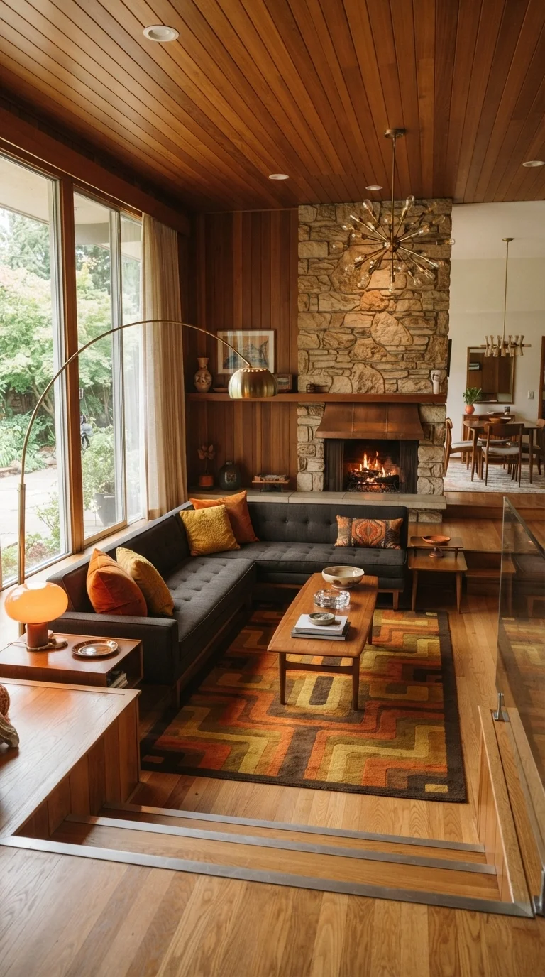 3. Mid-Century Modern Wood Cladding