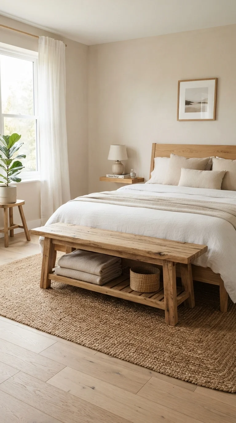 3. Organic Wood Furniture Accents
