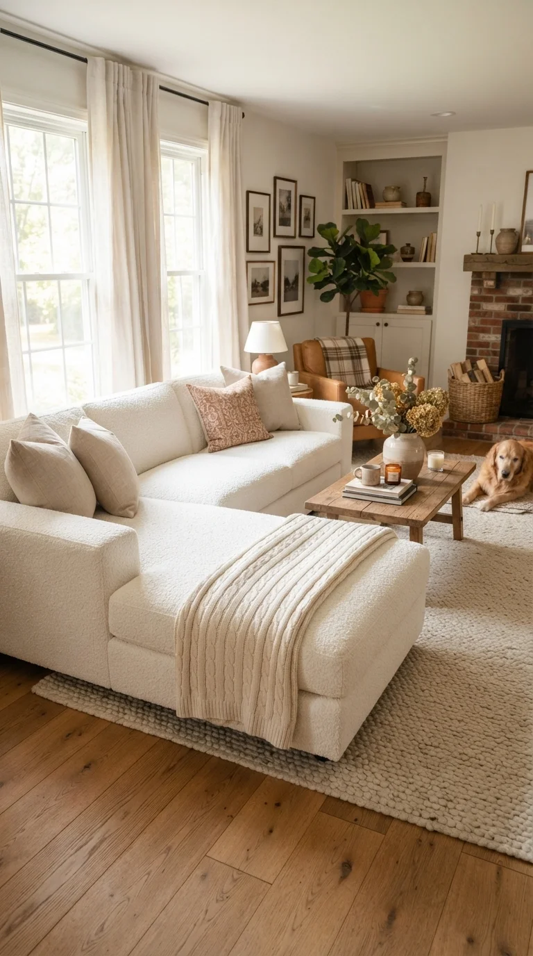 3. Performance Bouclé for Family Living