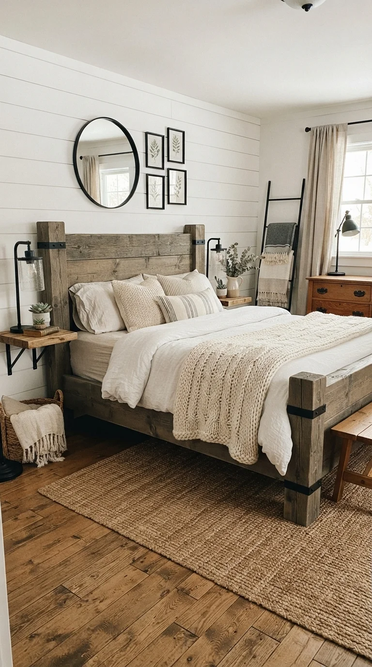 3. Reclaimed Timber Rustic Farmhouse
