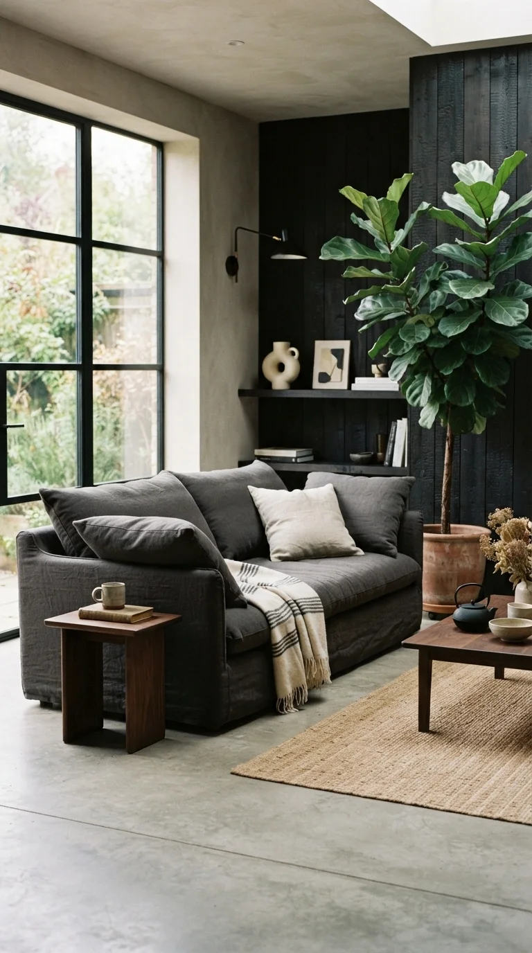 3. The Deep-Seated Linen Lounge