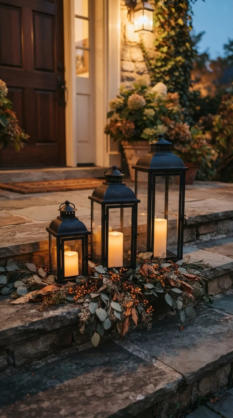 3. The Statement Lantern and Candle Cluster