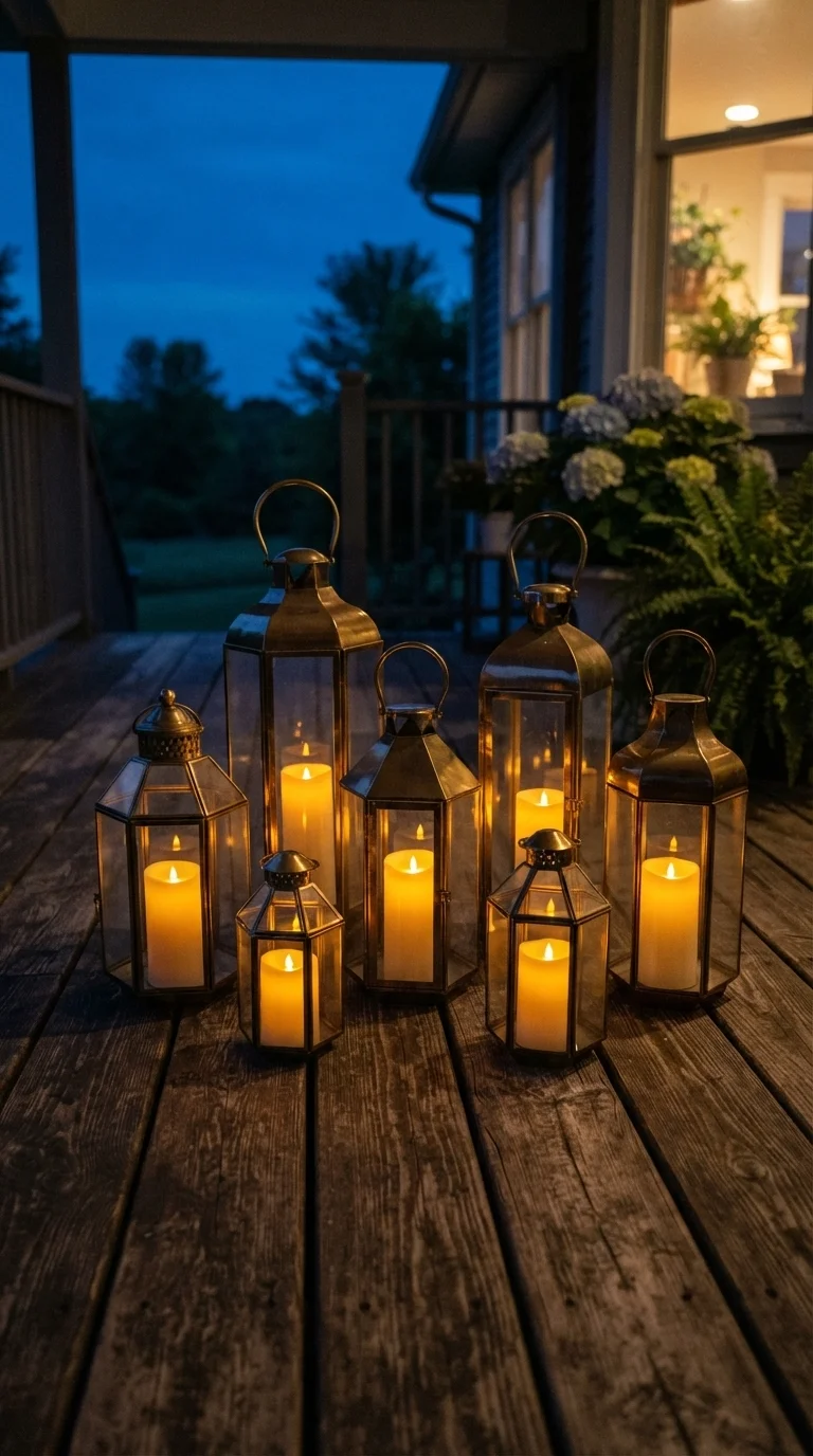 4. Ambient Lantern Lighting for Evening Warmth
