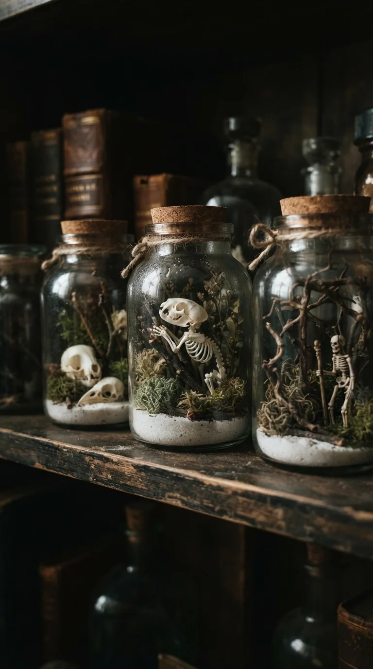 4. Apothecary Jar Terrariums
