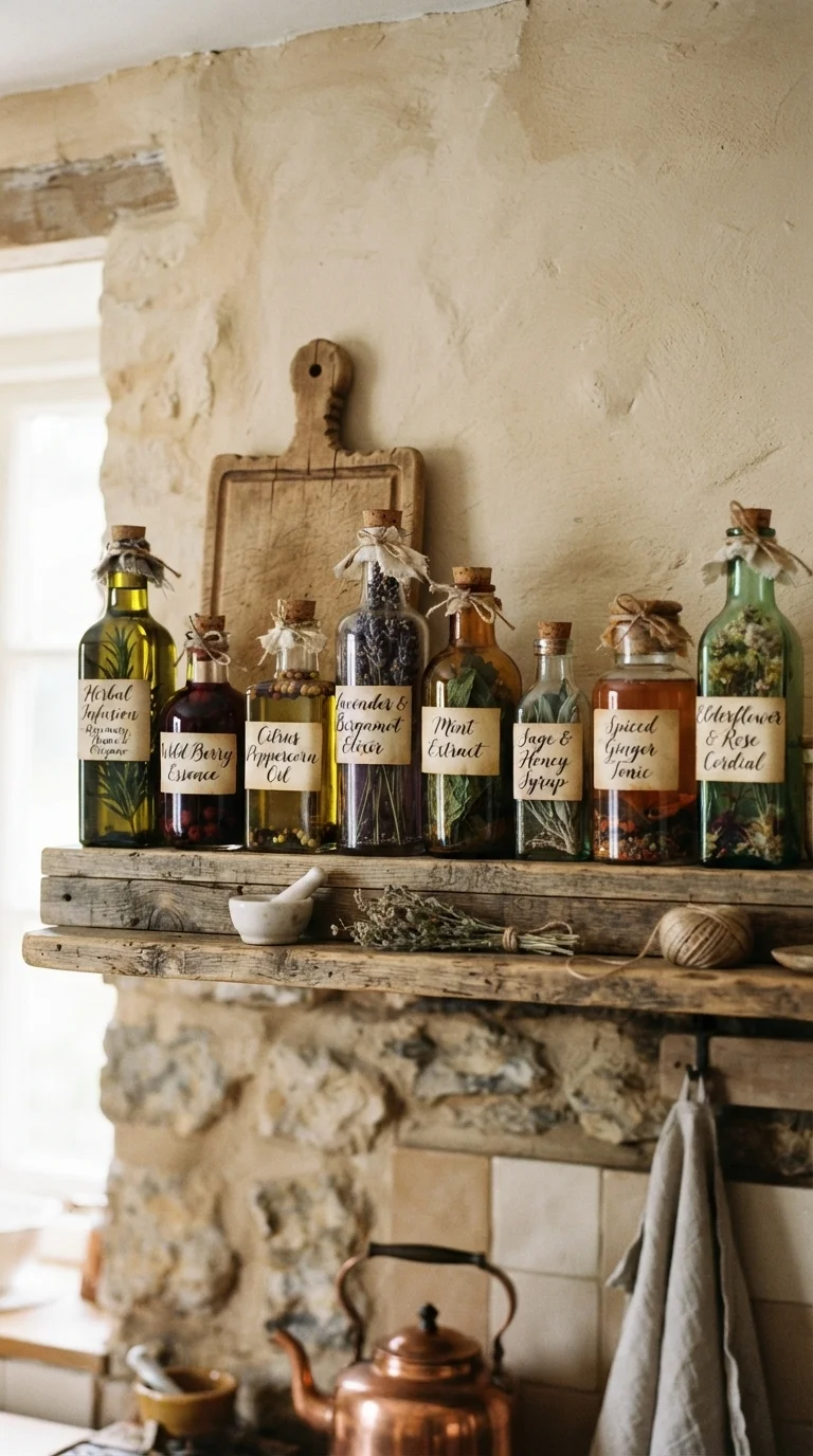 4. Apothecary-Style Potion Bottles for the Kitchen