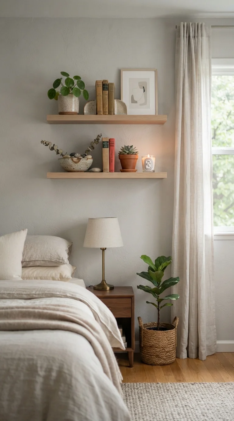 4. Curated Open Shelving Displays