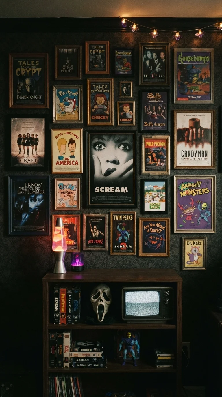 4. Iconic Pop-Culture Character Gallery Walls