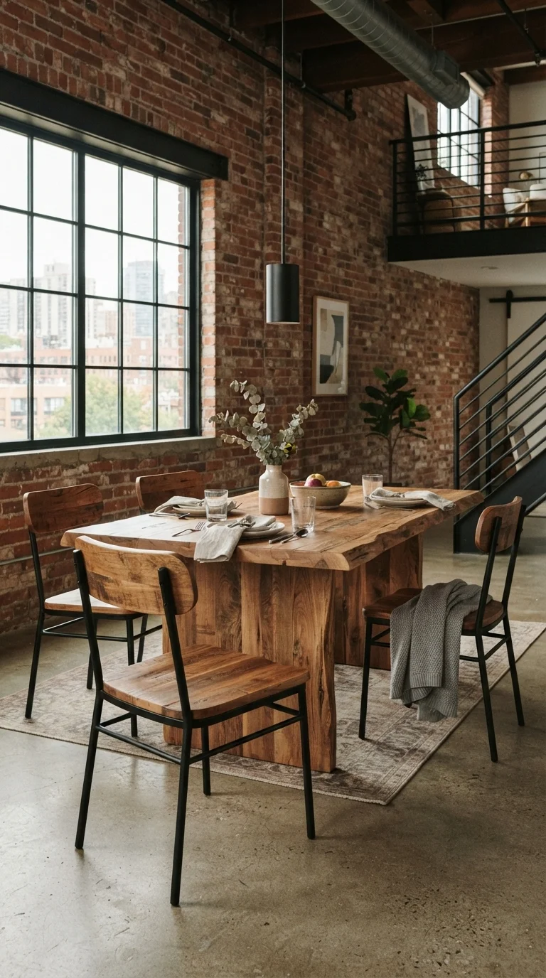 4. Industrial Metal and Wood Hybrids