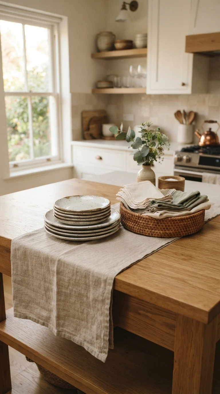 4. Layer with Linen Textiles