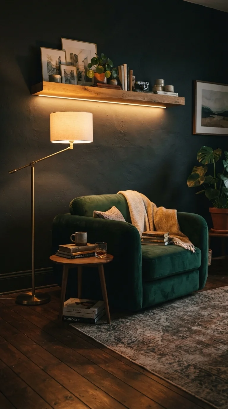 9 Apartment Makeover Ideas 2026 Studio 4. Layering Lighting for Atmosphere