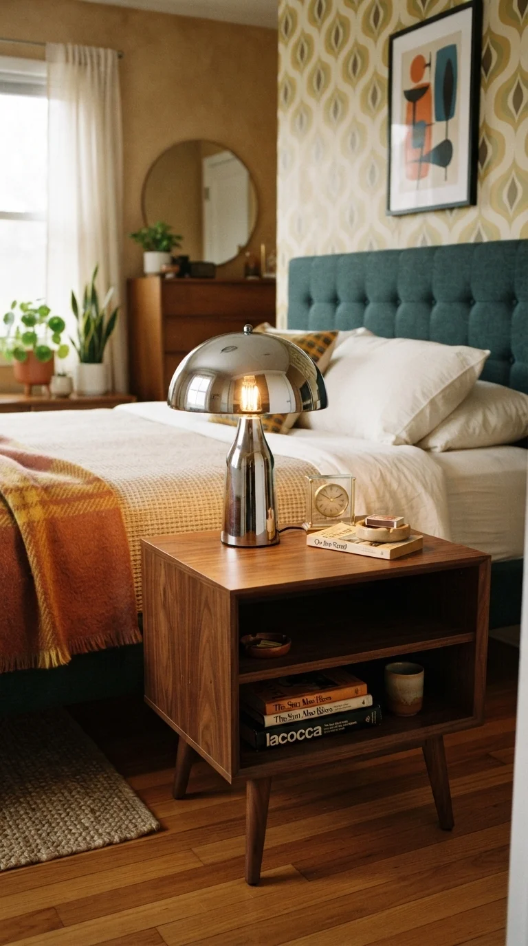 4. Mid-Century Modern Mushroom Lamps