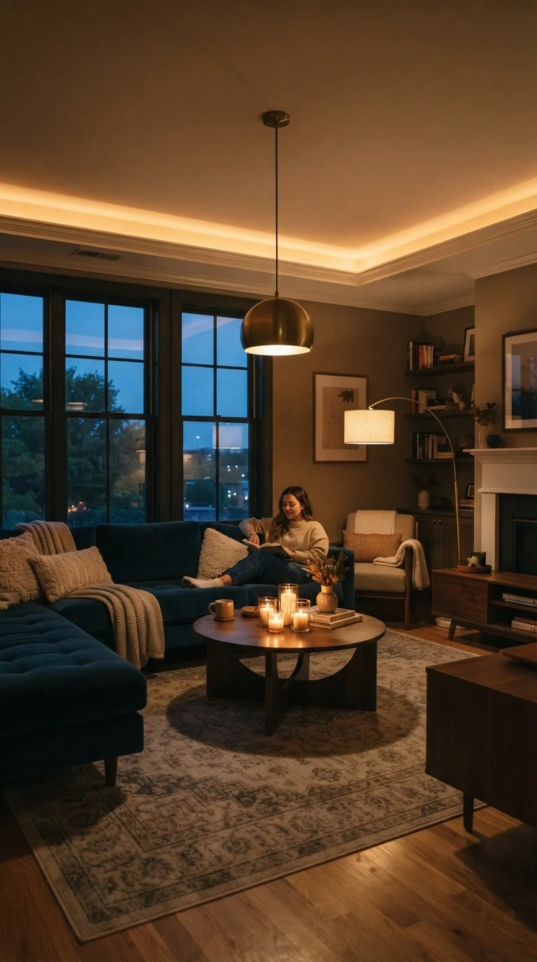 4. Multi-Layered Lighting for Mood Control