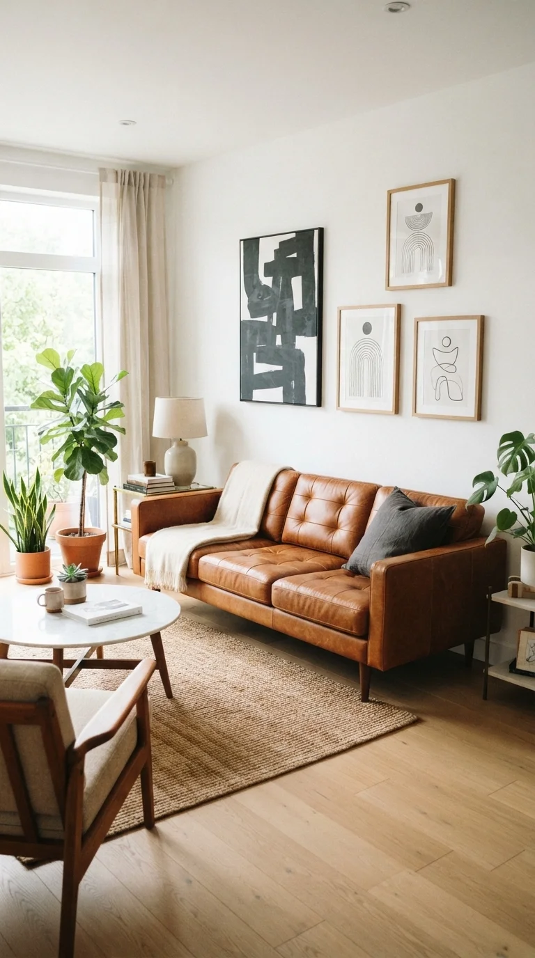 4. Slim-Leg Mid-Century Inspired Sofas