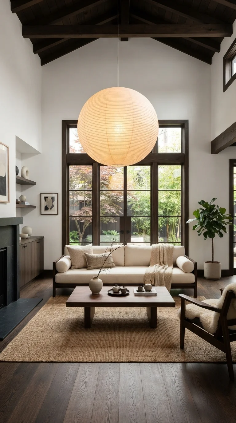 4. Statement Sculptural Lighting