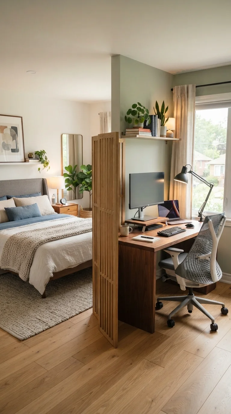 4. The Integrated Home Office Nook