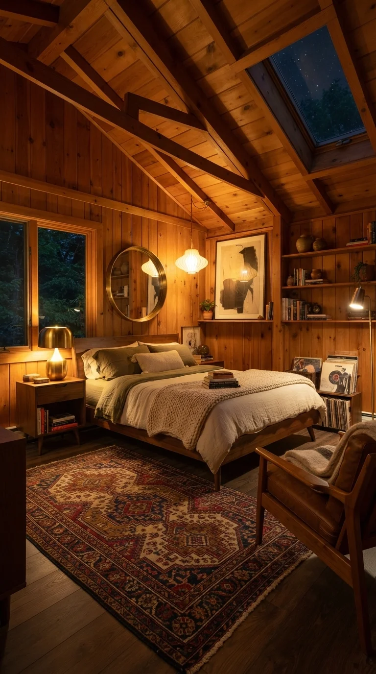 4. Warm Wood Paneling and Texture