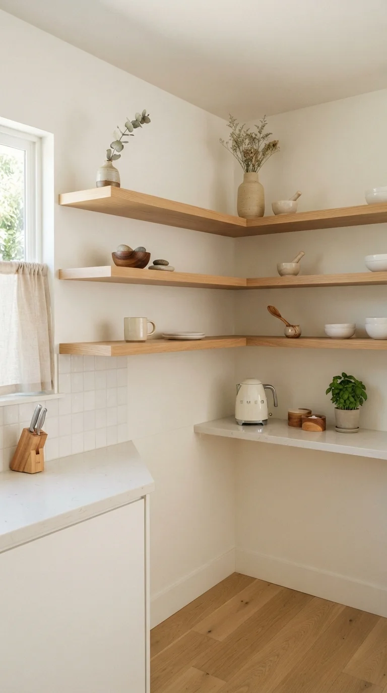 5. Corner Wrap-Around Shelving