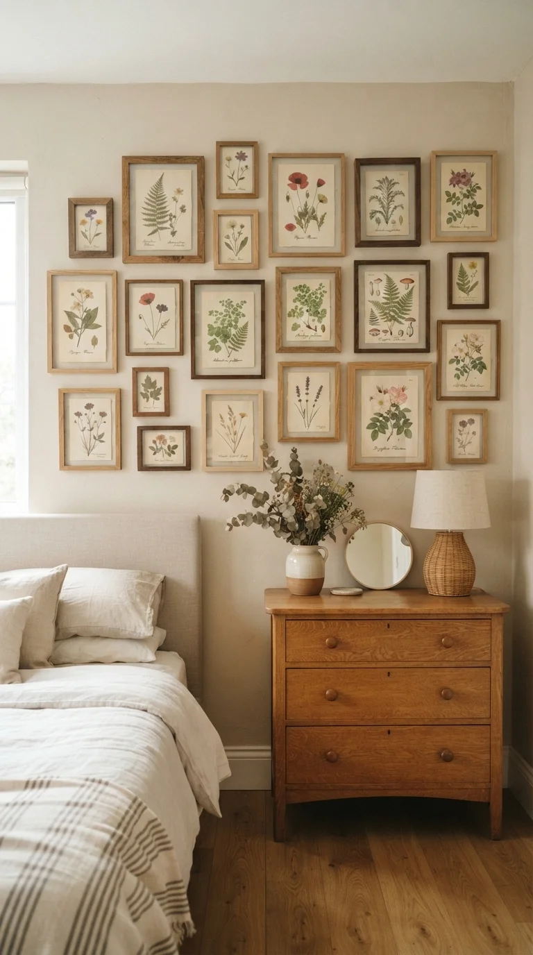 12 Summer Bedroom Decor Ideas 2026 Cozy Bedroom Inspo 5. Curate a Botanical Gallery Wall