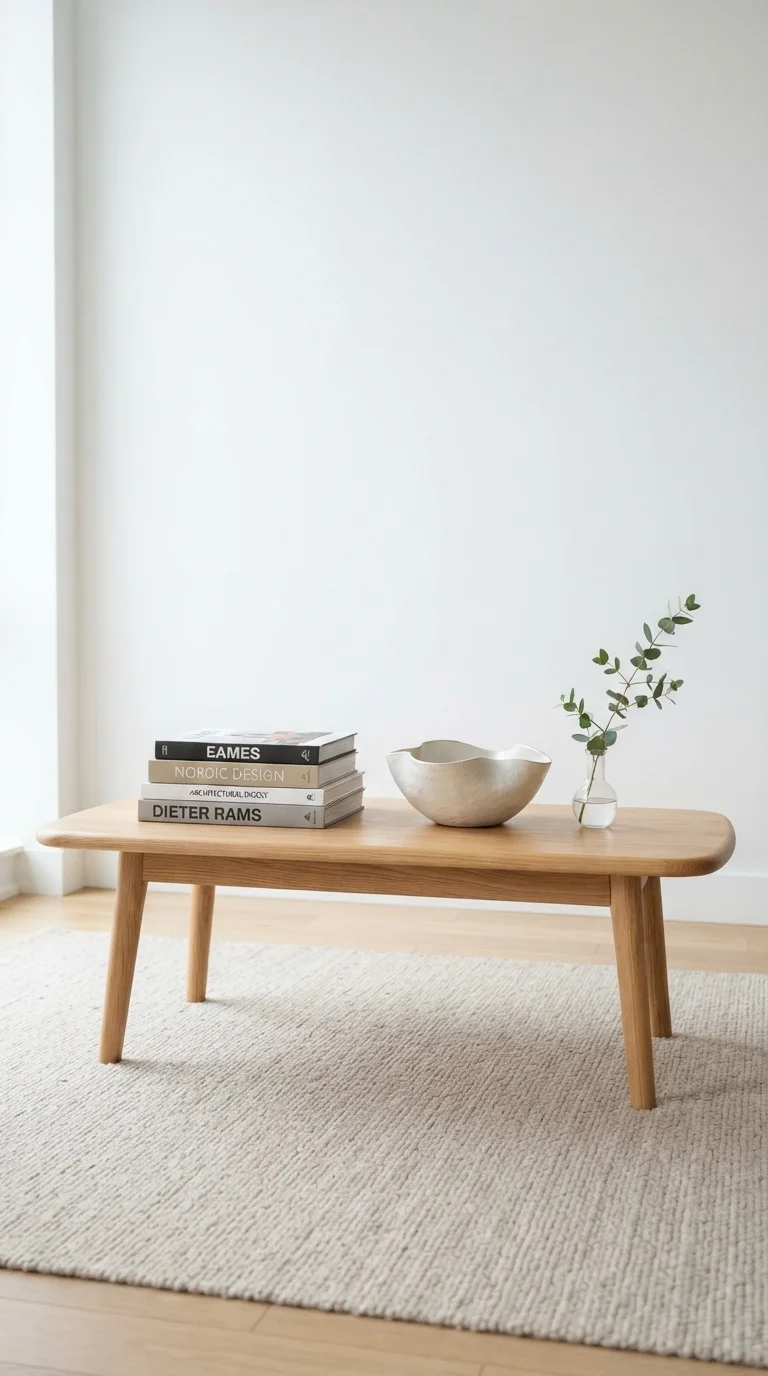 5. Curate a Minimalist Coffee Table Vignette