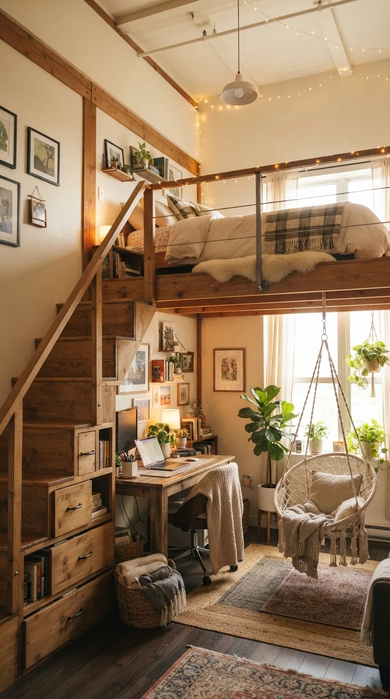 5. Elevated Lofted Sleeping