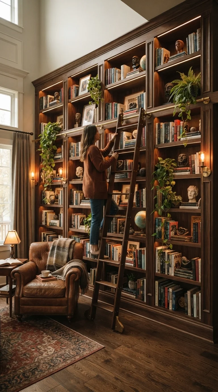 5. Maximizing Verticality with Floor-to-Ceiling Shelving