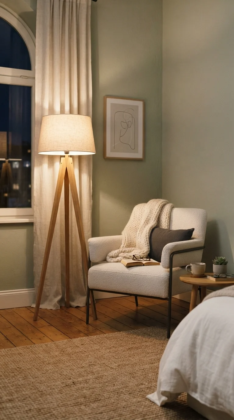 5. Sculptural Tripod Floor Lamps