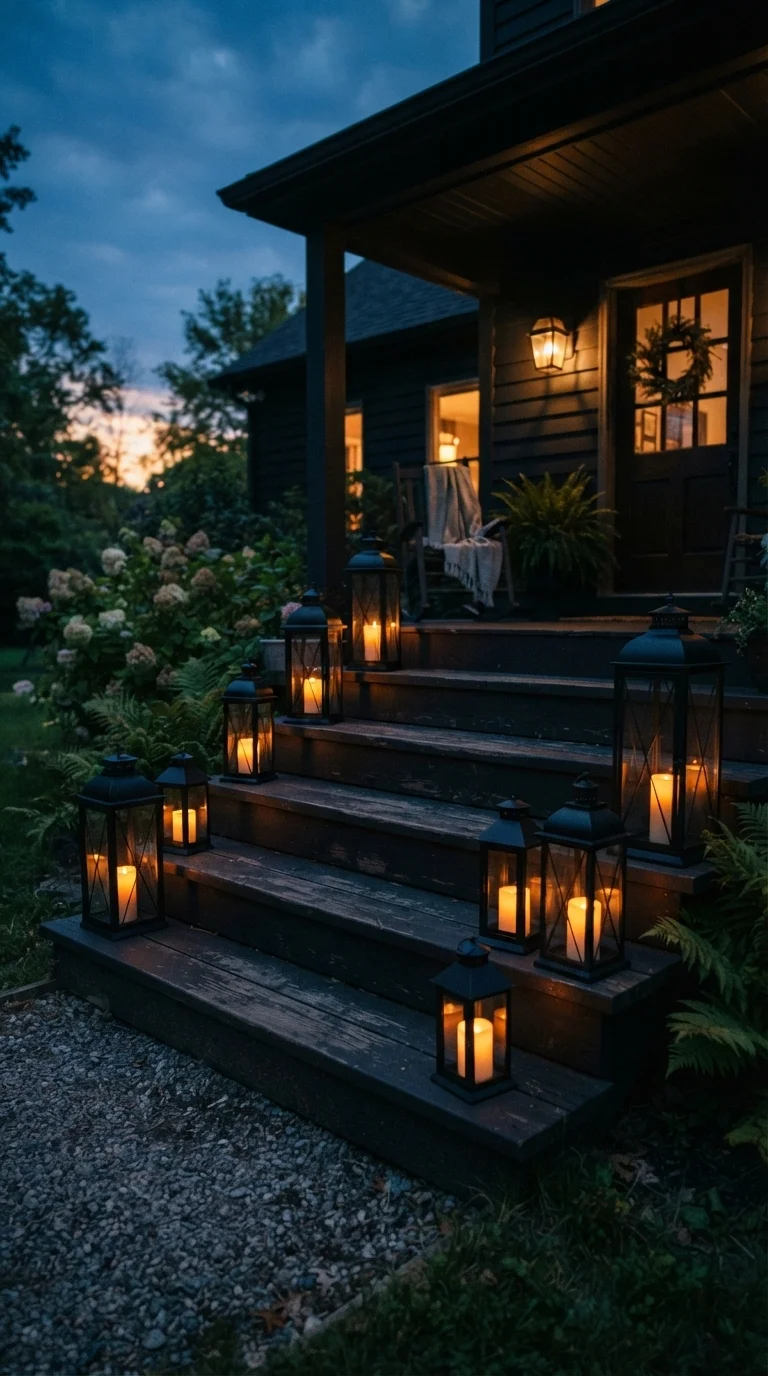 5. Warm Glow Lanterns for Evening Ambiance
