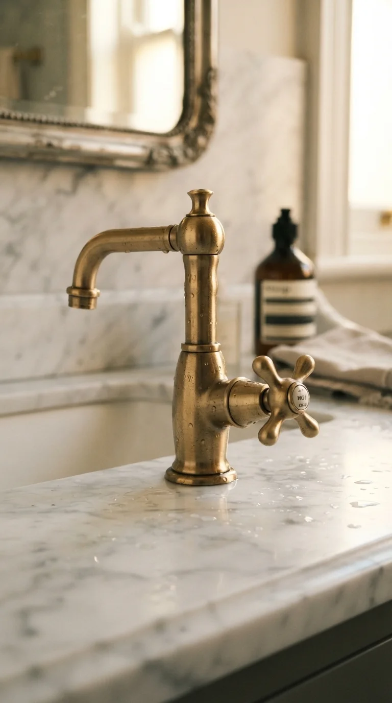 6. Brass and Antique Gold Hardware Updates