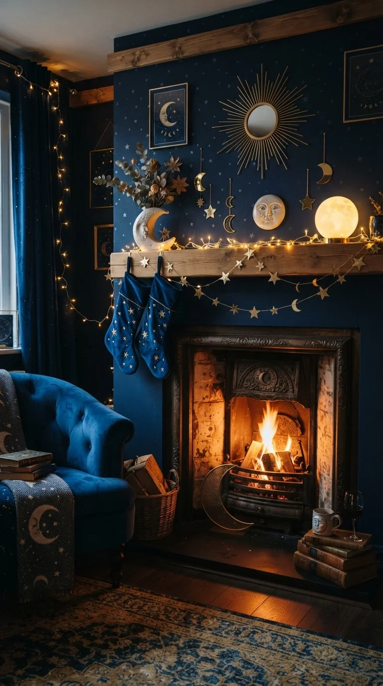 6. Celestial and Starry Night Theme