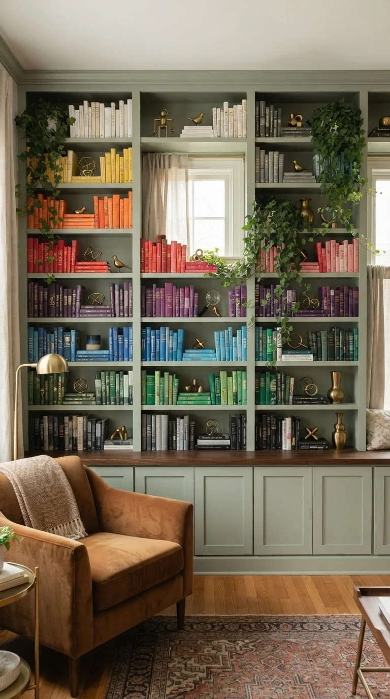 6. Curated Bookshelf Styling