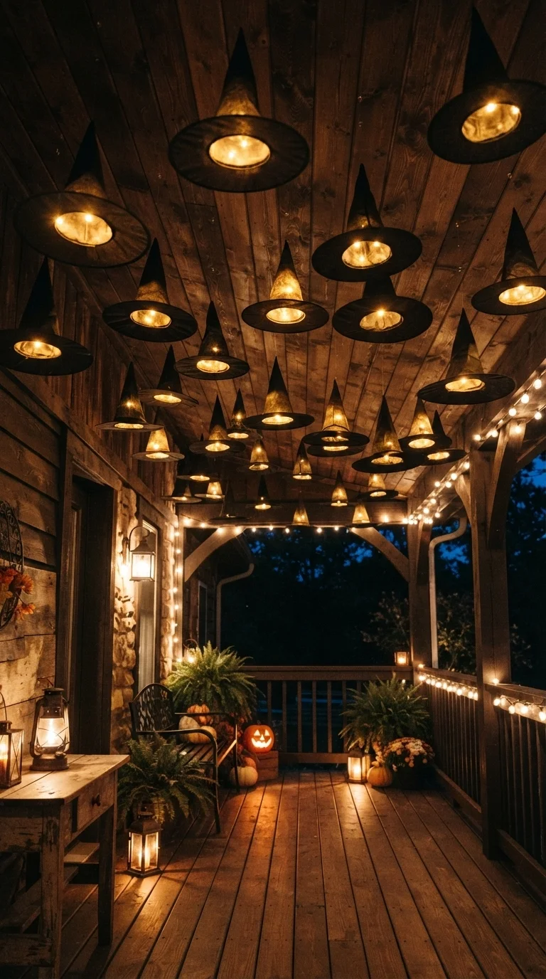 6. Floating Witch Hat Canopy