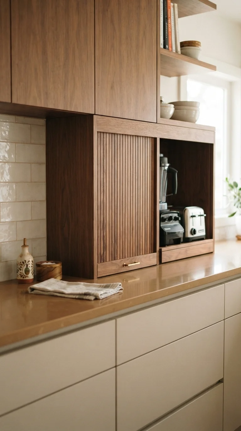 6. Integrated Appliance Garages