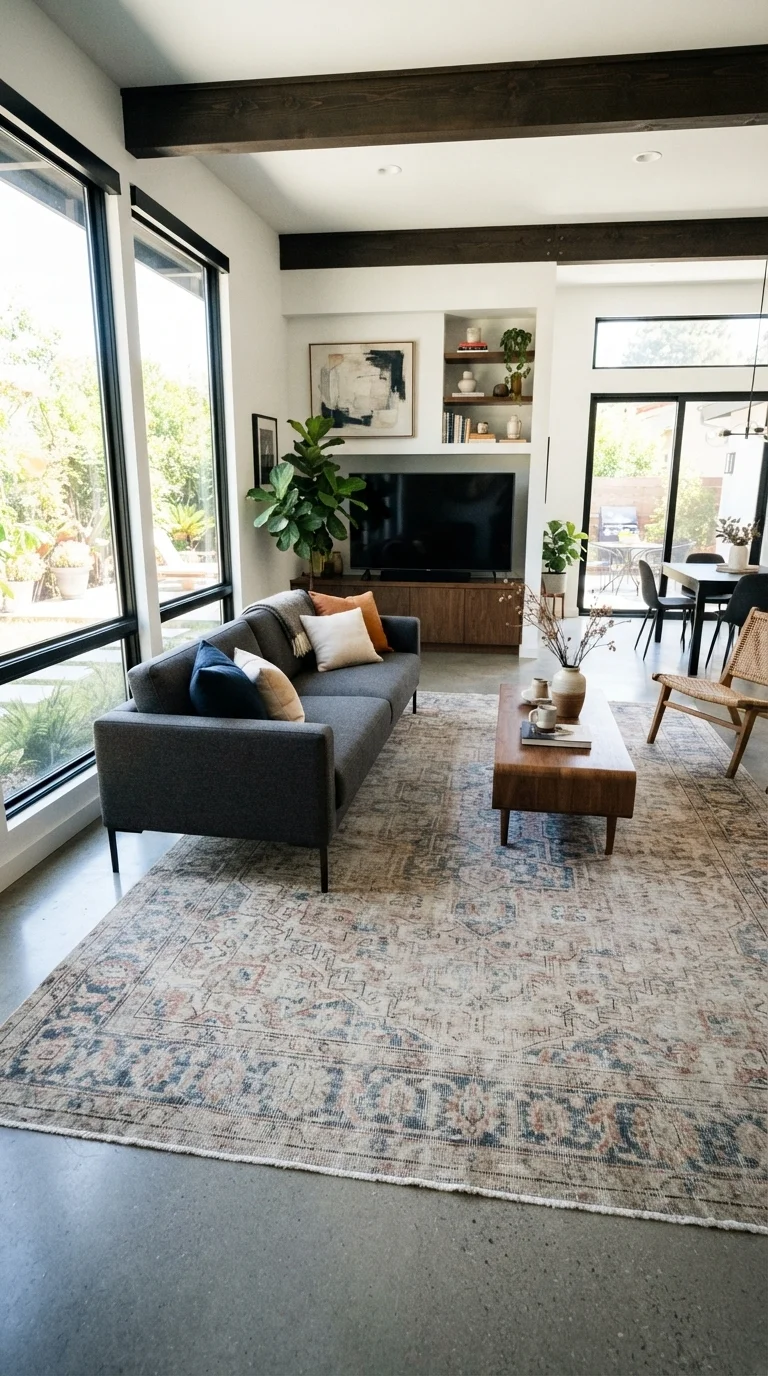 6. The Return of Vintage-Inspired Statement Rugs