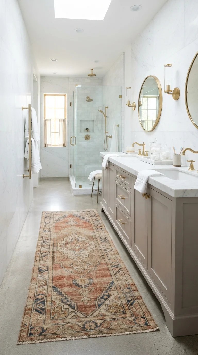 7. Adding Softness with a Vintage-Inspired Runner