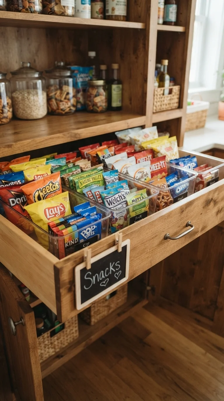 7. Create a Dedicated Snack Zone