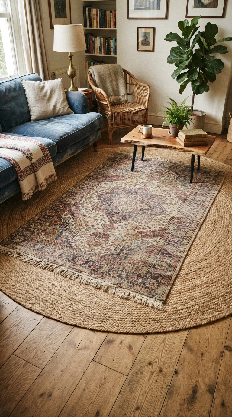 7. Enhancing Comfort with Area Rug Layering