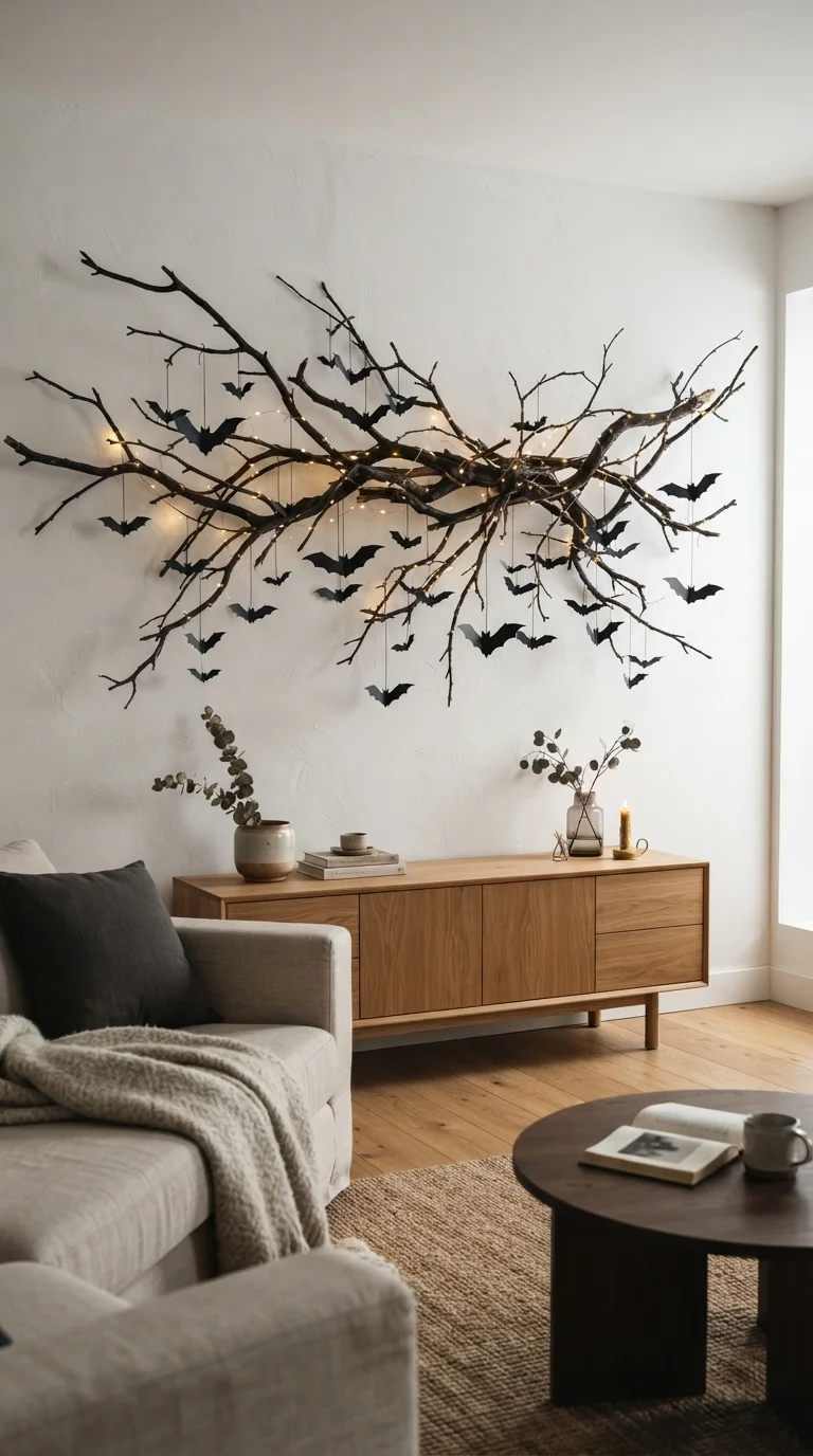 7. Foraged Branch Wall Installations