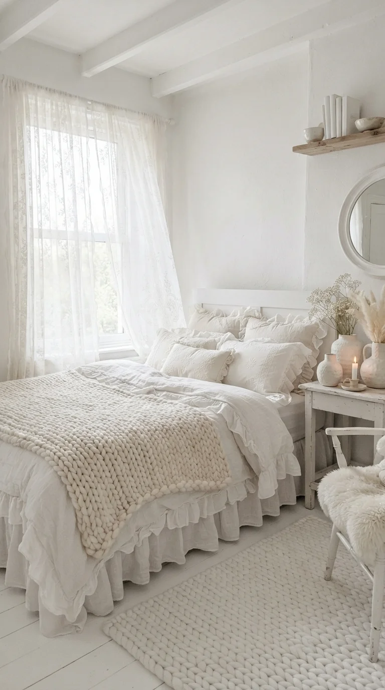 7. Layered Textural Ghostly Whites