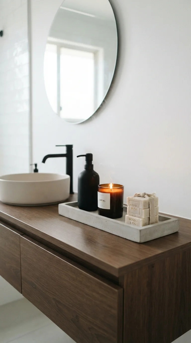 7. Minimalist Tray Styling