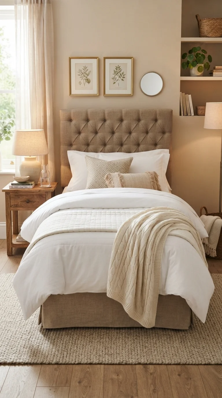 7. Plush Statement Headboard