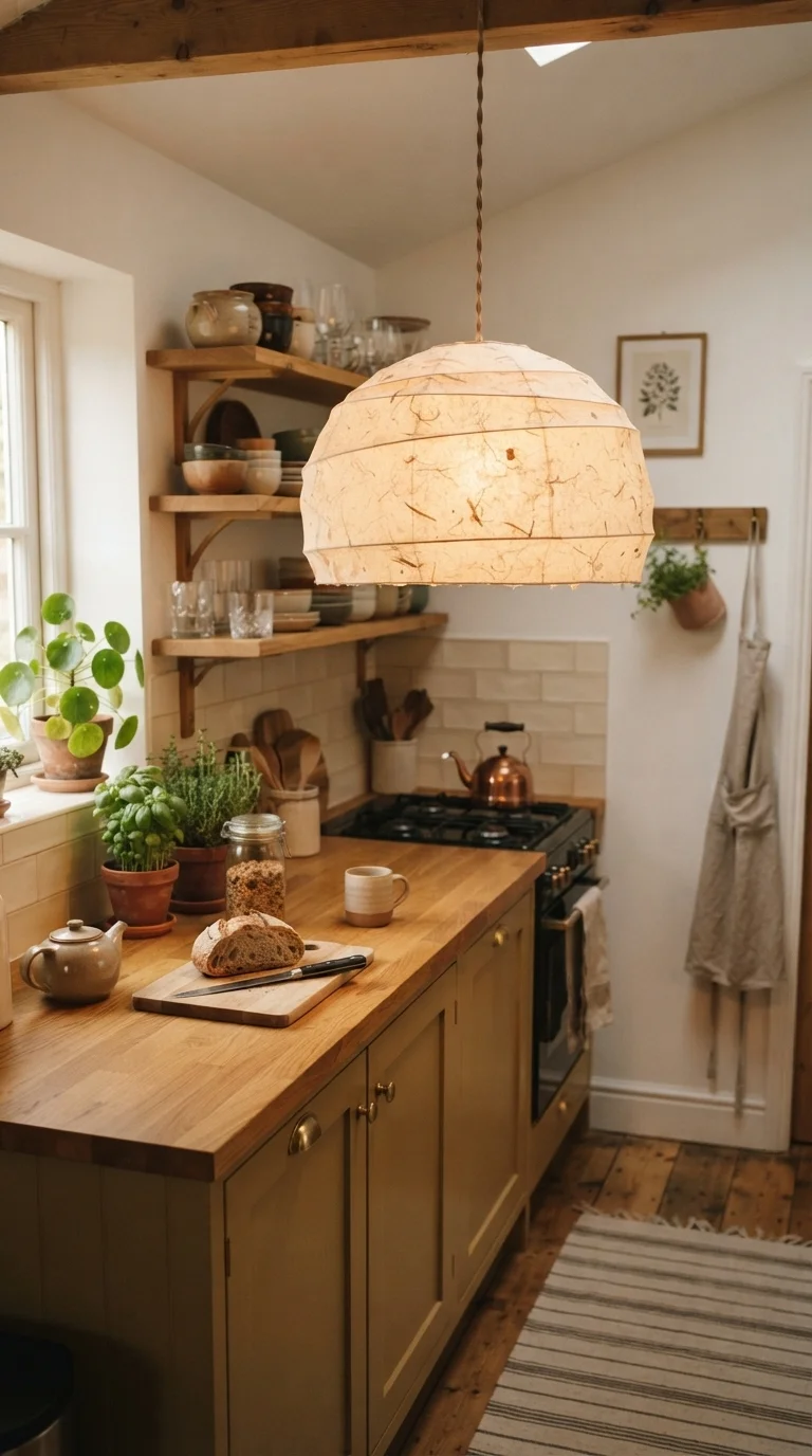 7. Statement Lighting for Vertical Drama